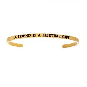 "A Friend Is A Lifetime Gift" Intuitions Bracelet